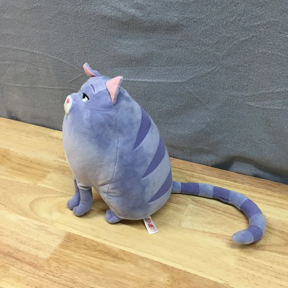 Ty Secret Life of Pets Chloe the Cat Plush Purple Tabby Stuffed Animal Movie Toy